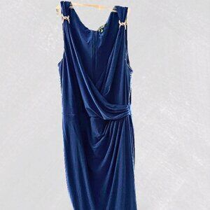 Ralph Lauren Blue Knee Length Dress